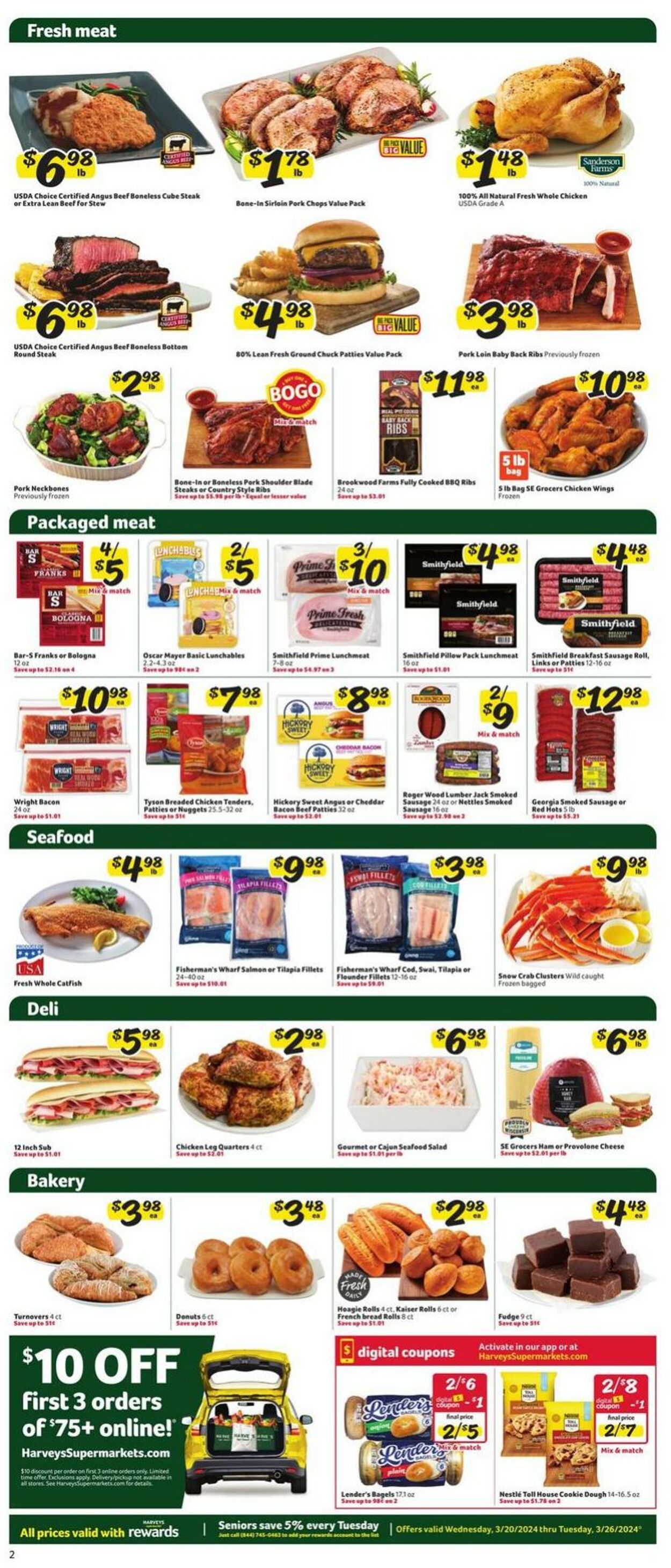Weekly ad Harvey's Supermarkets 03/20/2024 - 03/26/2024