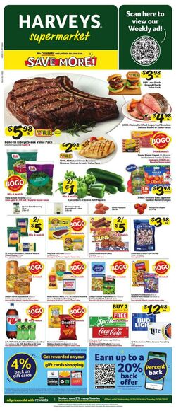 Weekly ad Harvey's Supermarkets 01/25/2023 - 01/31/2023