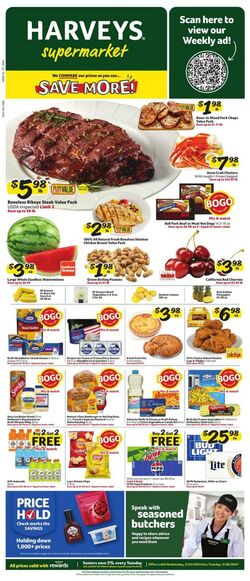 Weekly ad Harvey's Supermarkets 05/15/2024 - 05/21/2024