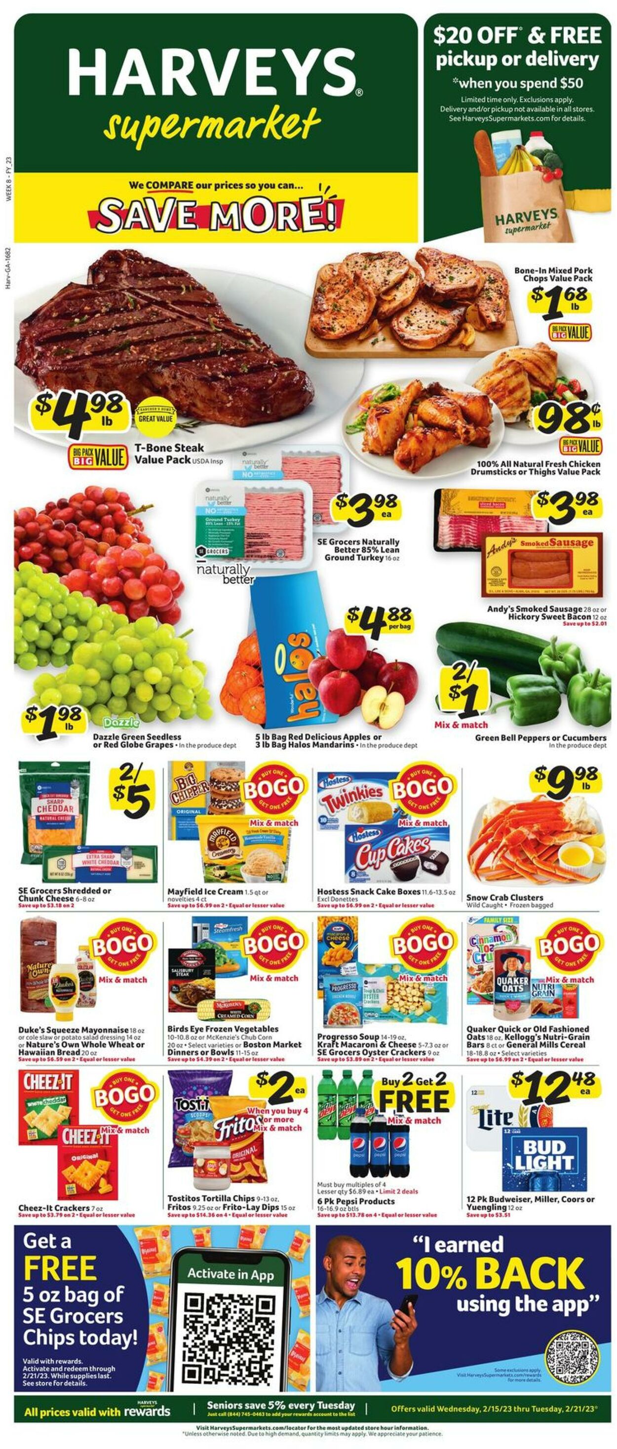 Weekly ad Harvey's Supermarkets 02/15/2023 - 02/21/2023