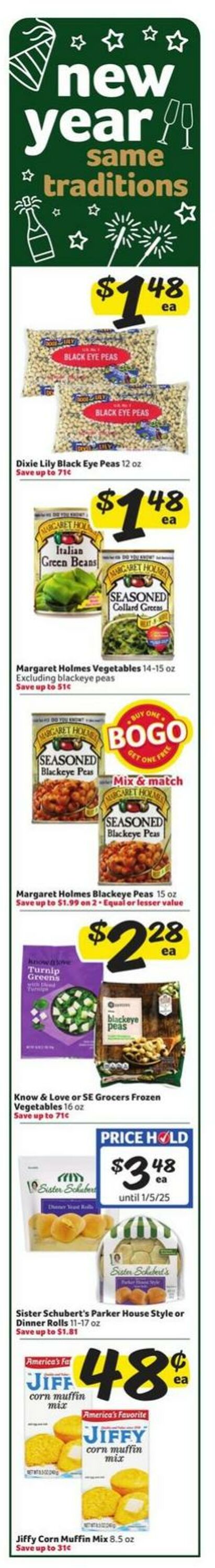 Weekly ad Harvey's Supermarkets 12/25/2024 - 12/31/2024