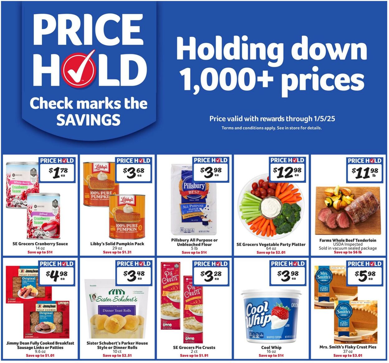 Weekly ad Harvey's Supermarkets 12/25/2024 - 12/31/2024