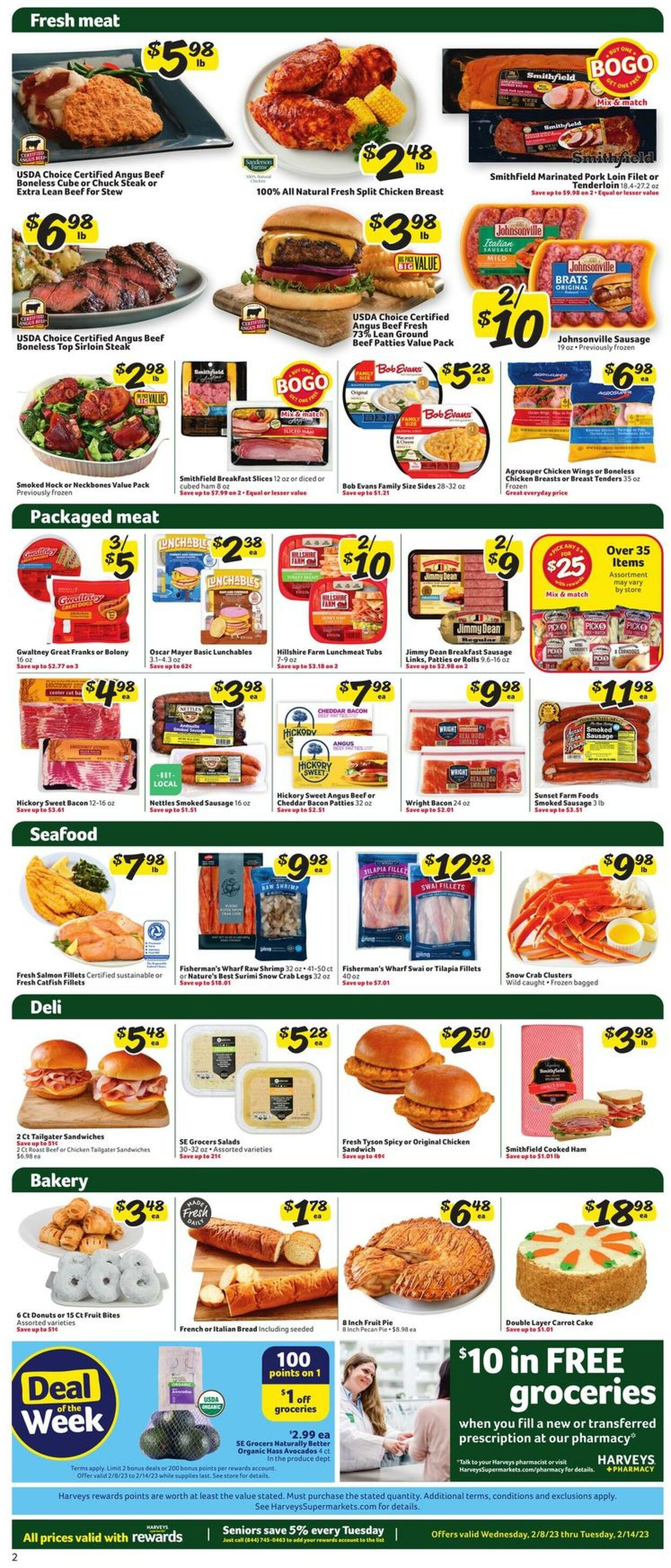Weekly ad Harvey's Supermarkets 02/08/2023 - 02/14/2023