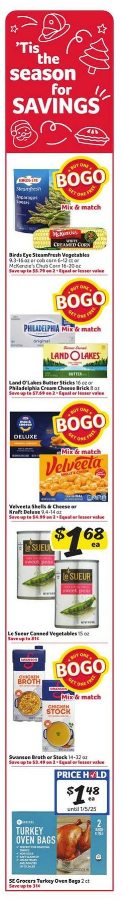 Weekly ad Harvey's Supermarkets 12/18/2024 - 12/24/2024