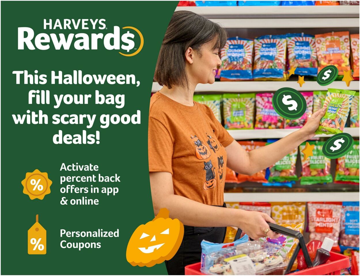 Weekly ad Harvey's Supermarkets 10/23/2024 - 10/29/2024