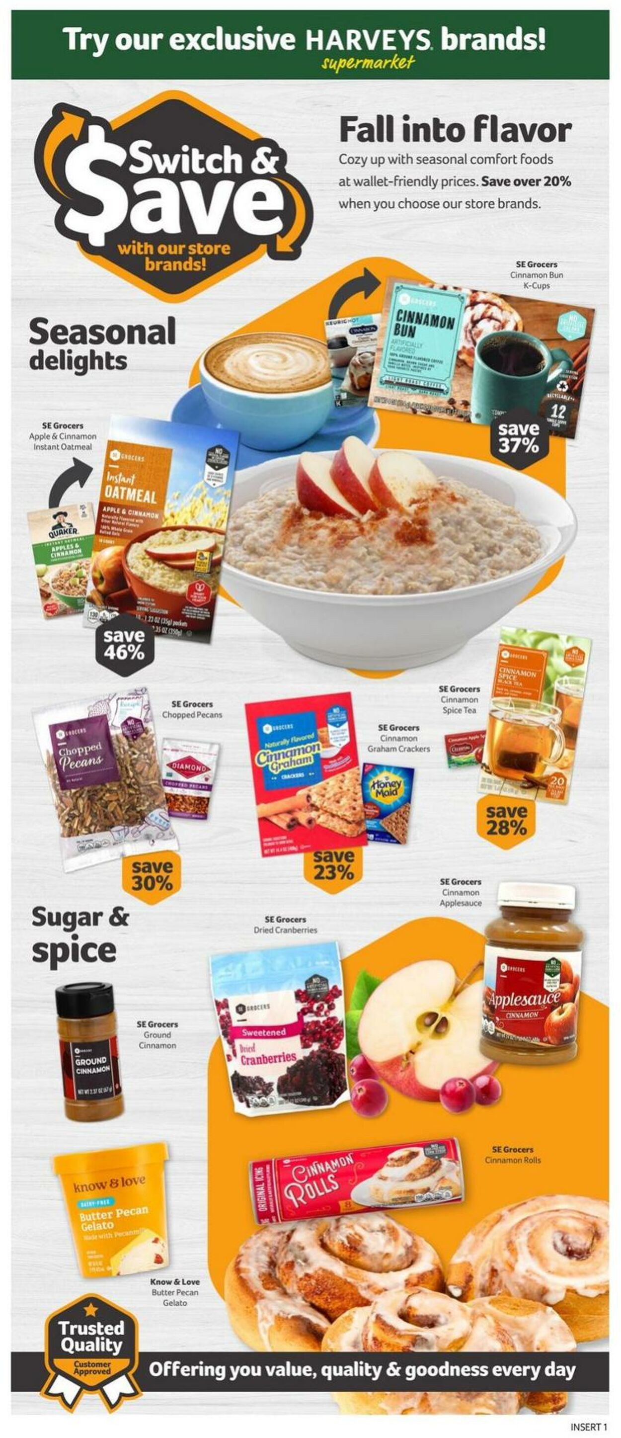 Weekly ad Harvey's Supermarkets 09/18/2024 - 09/24/2024