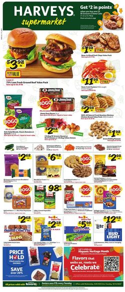 Weekly ad Harvey's Supermarkets 12/17/2025 - 12/31/2025