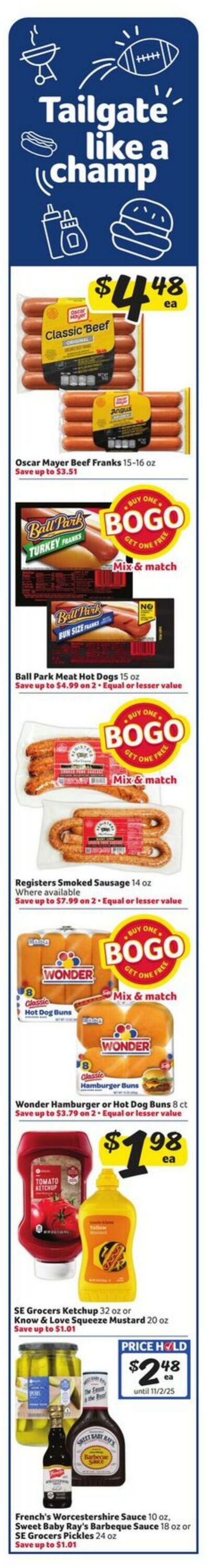 Weekly ad Harvey's Supermarkets 10/15/2025 - 10/21/2025