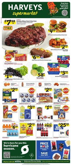 Weekly ad Harvey's Supermarkets 12/17/2025 - 12/31/2025