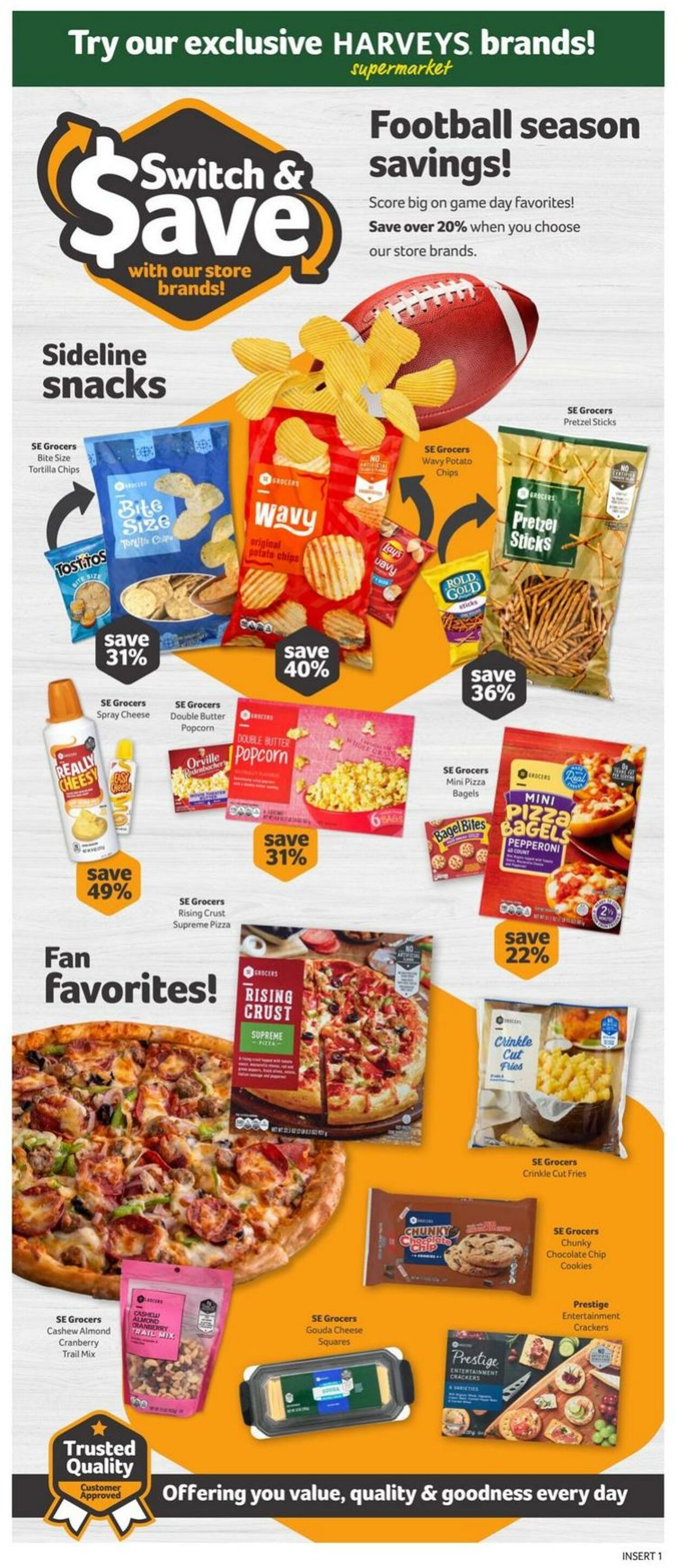 Weekly ad Harvey's Supermarkets 09/04/2024 - 09/10/2024