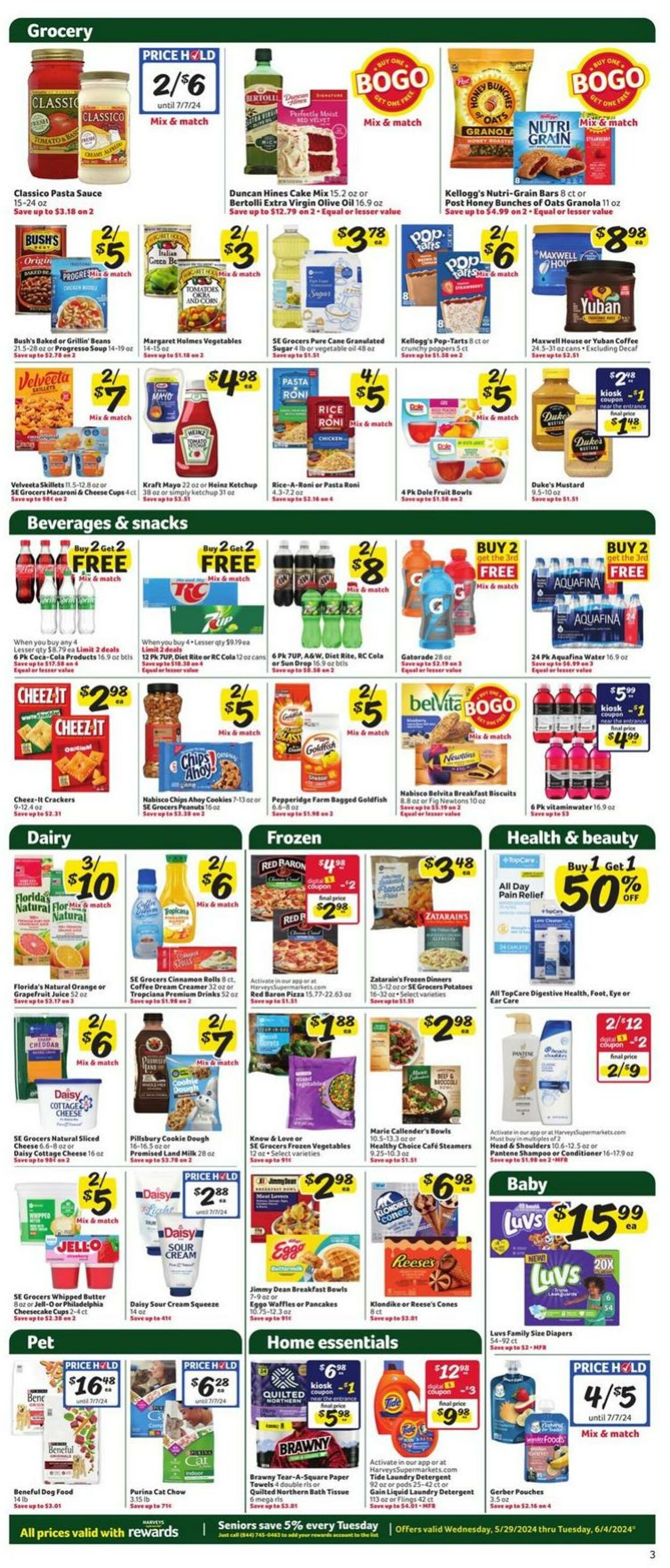 Weekly ad Harvey's Supermarkets 05/29/2024 - 06/04/2024