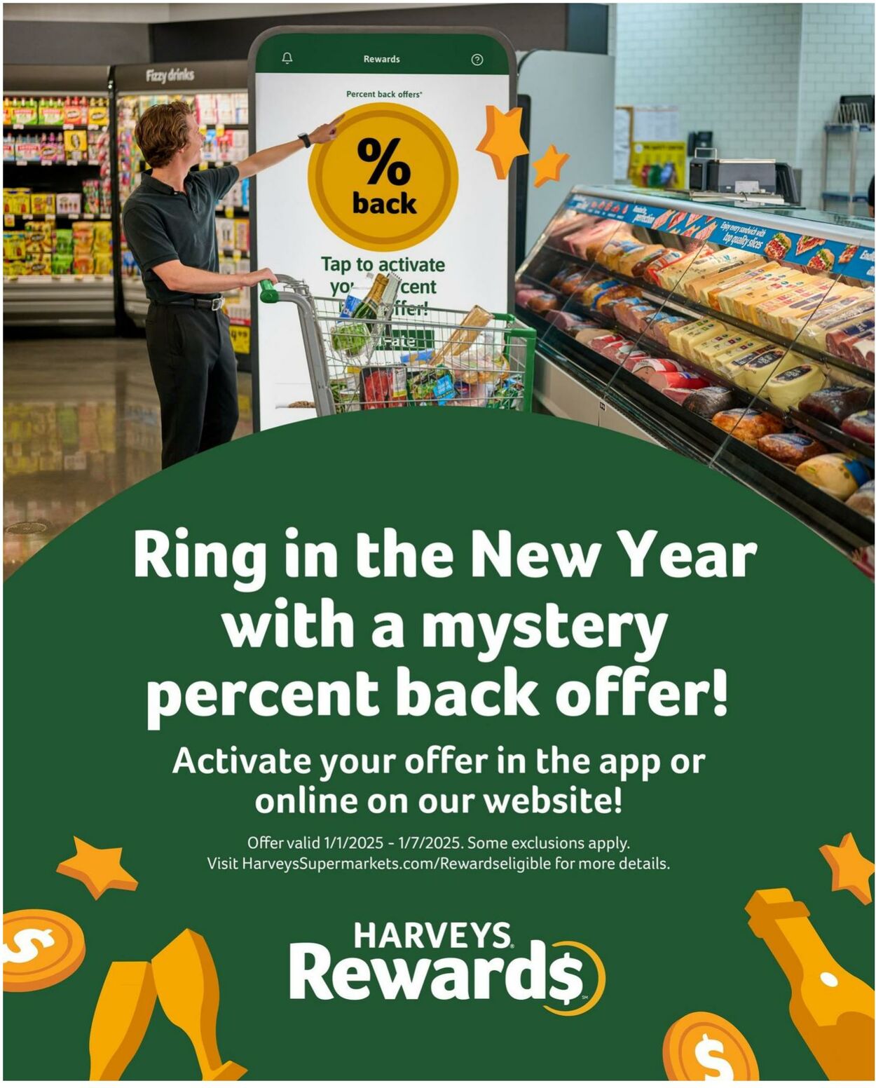 Weekly ad Harvey's Supermarkets 01/01/2025 - 01/07/2025