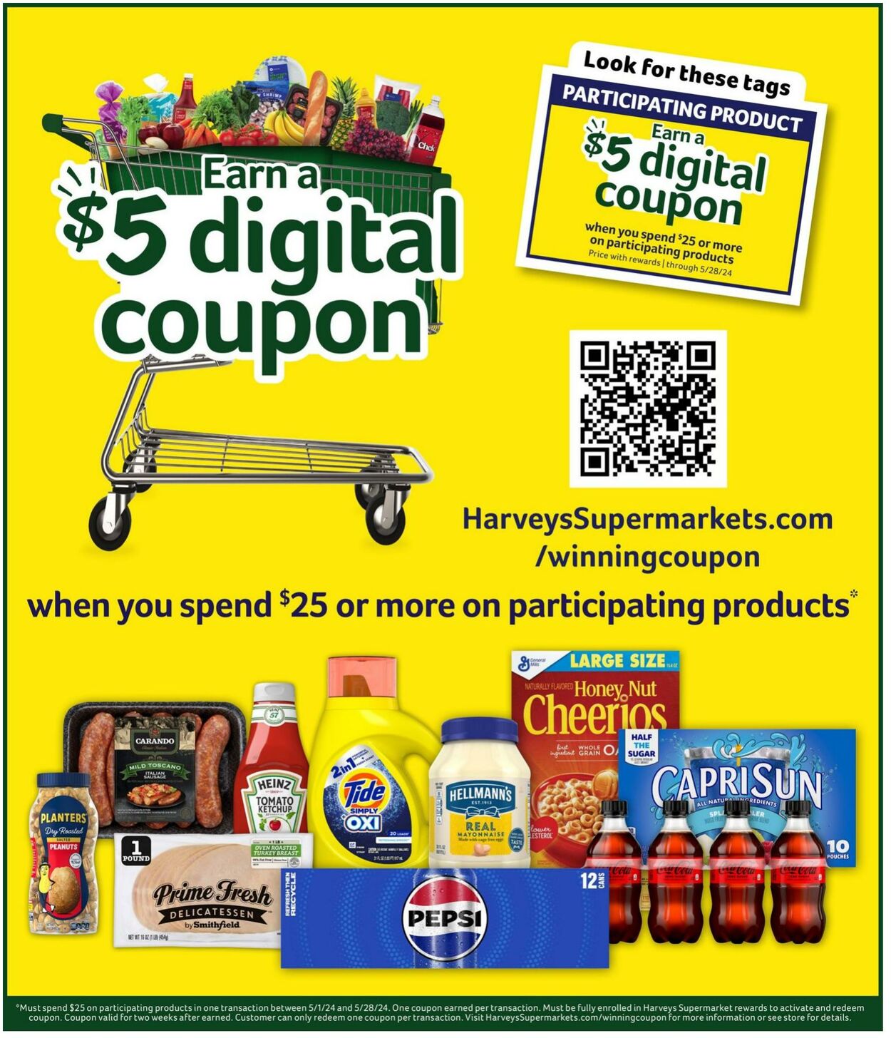 Weekly ad Harvey's Supermarkets 05/01/2024 - 05/07/2024