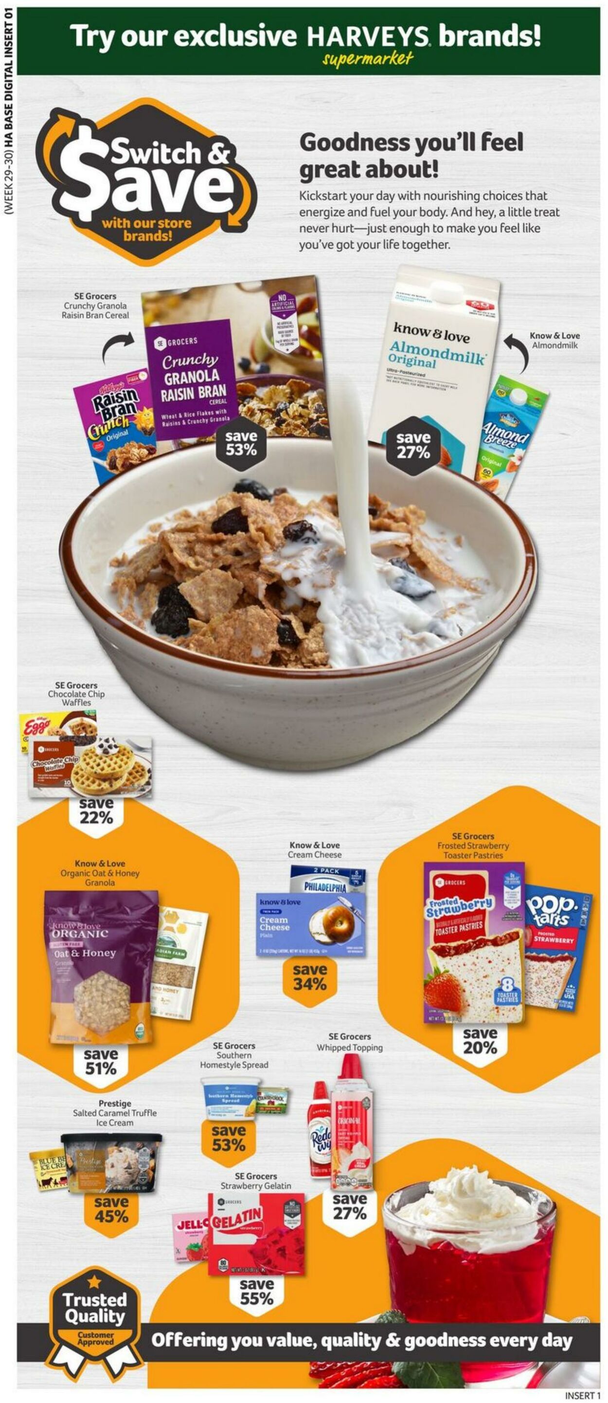 Weekly ad Harvey's Supermarkets 07/09/2025 - 07/15/2025