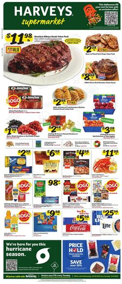 Weekly ad Harvey's Supermarkets 12/17/2025 - 12/31/2025