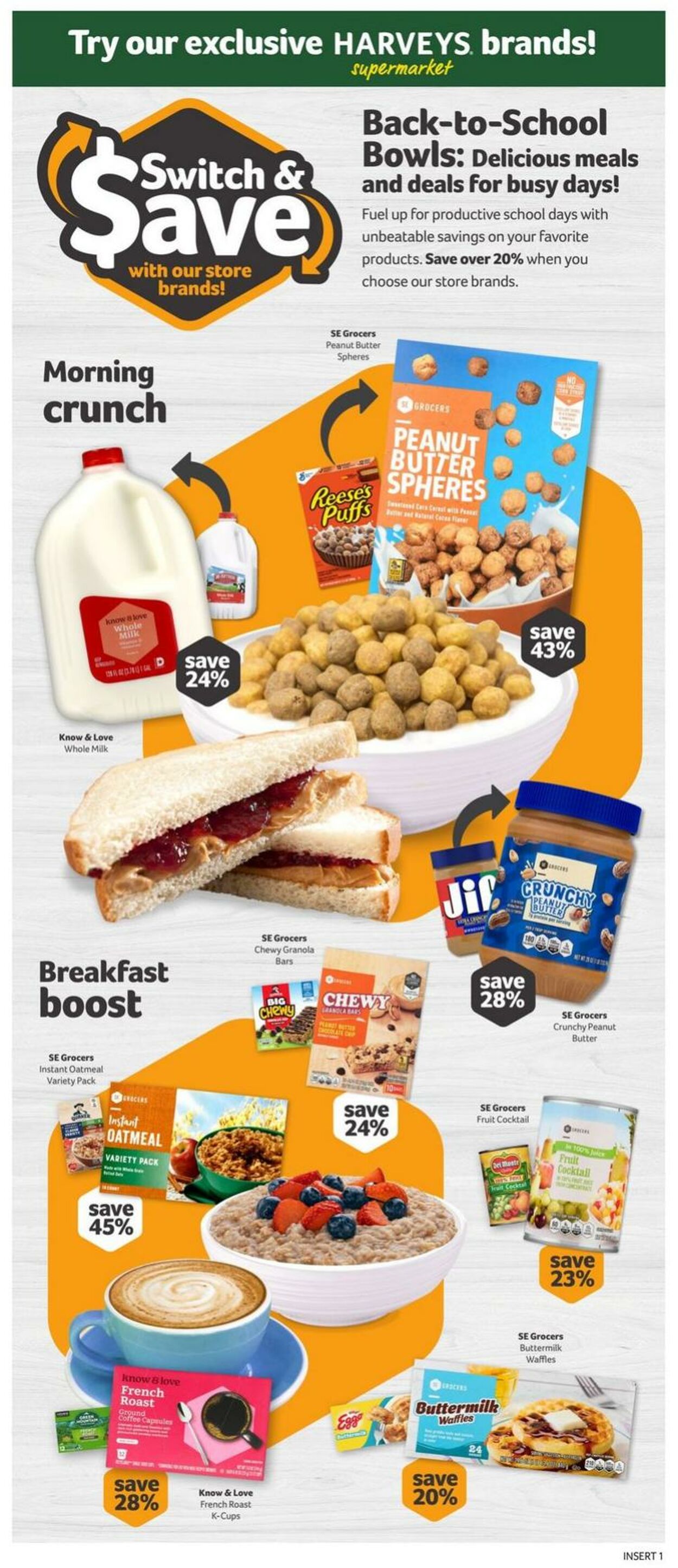 Weekly ad Harvey's Supermarkets 08/14/2024 - 08/20/2024