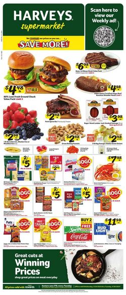 Weekly ad Harvey's Supermarkets 05/08/2024 - 05/14/2024