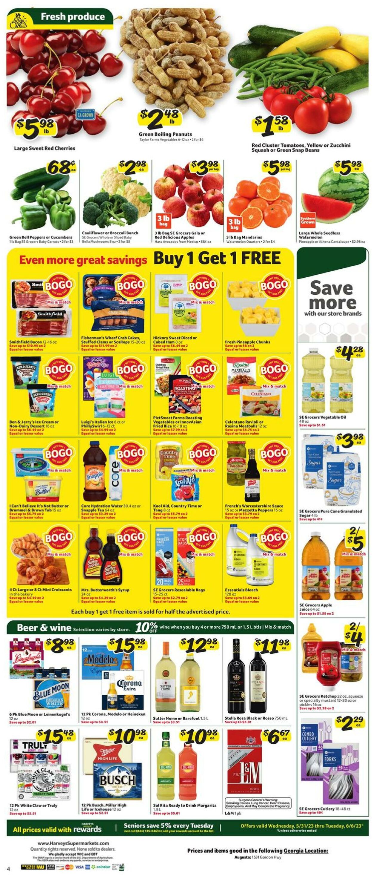 Weekly ad Harvey's Supermarkets 05/31/2023 - 06/06/2023