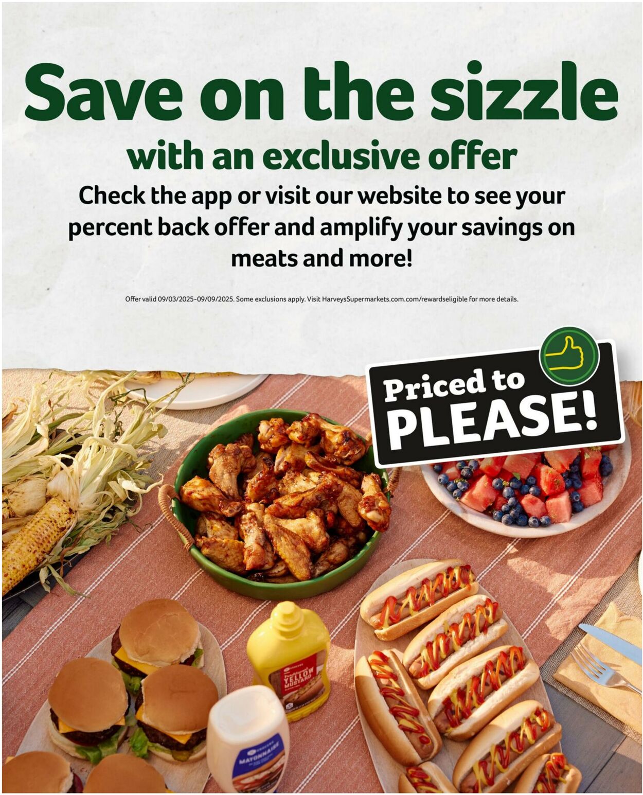 Weekly ad Harvey's Supermarkets 09/03/2025 - 09/09/2025