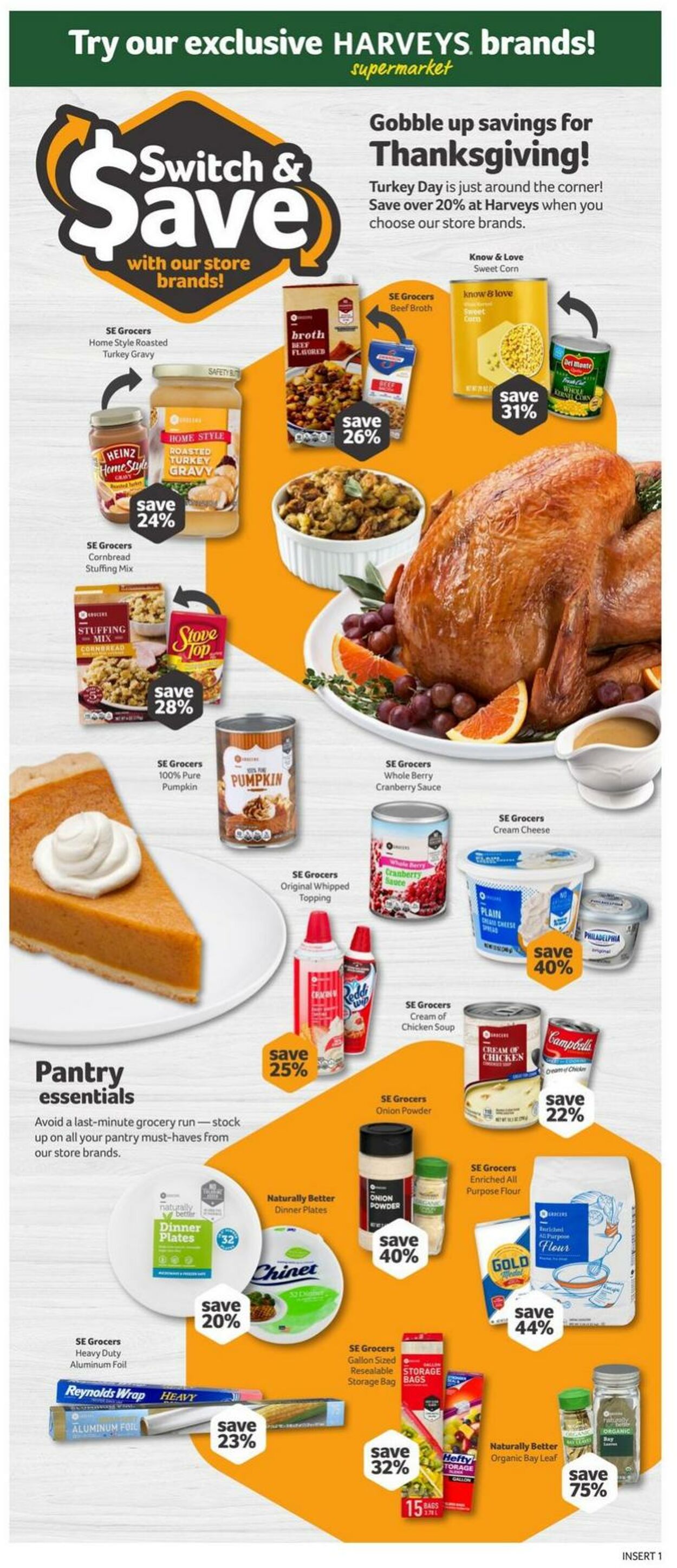 Weekly ad Harvey's Supermarkets 10/30/2024 - 11/05/2024