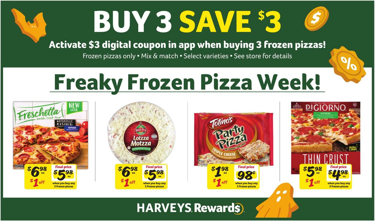 Weekly ad Harvey's Supermarkets 10/30/2024 - 11/05/2024