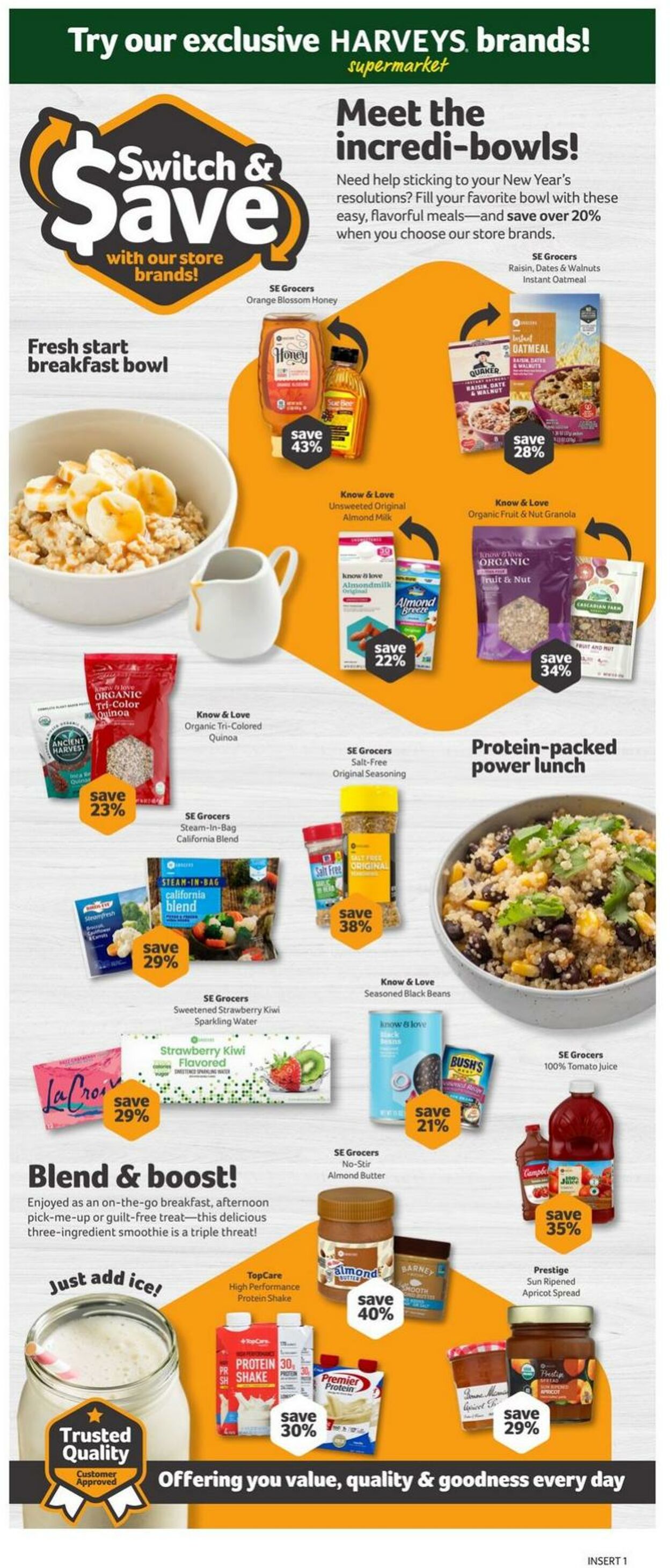 Weekly ad Harvey's Supermarkets 01/15/2025 - 01/21/2025