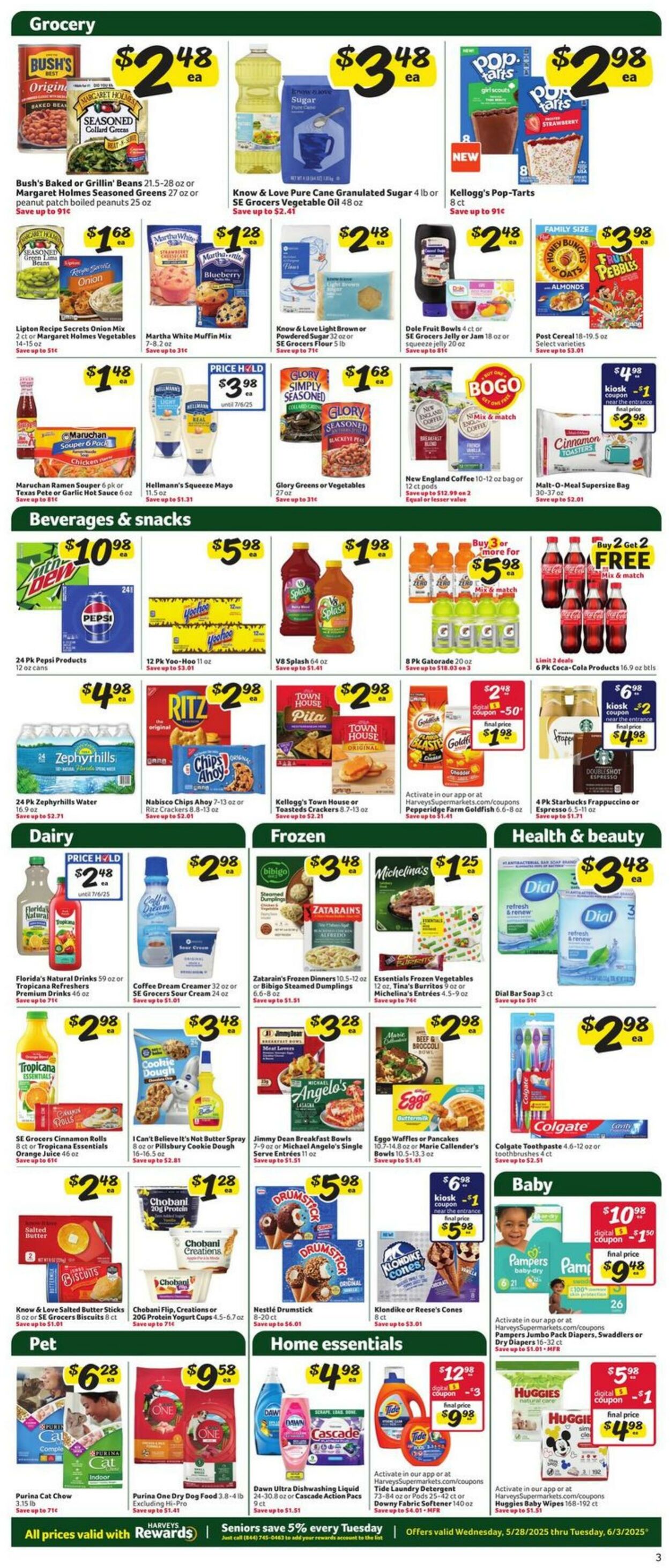 Weekly ad Harvey's Supermarkets 05/28/2025 - 06/03/2025