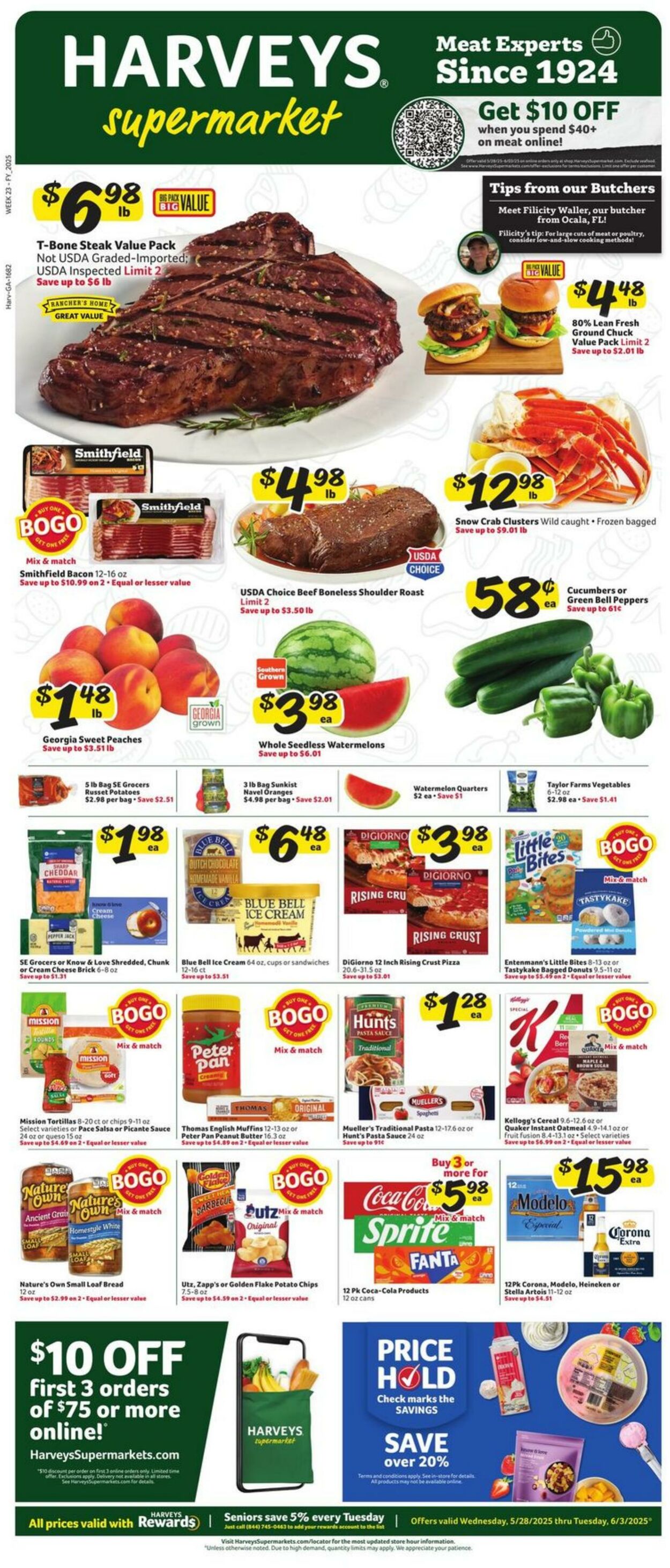 Weekly ad Harvey's Supermarkets 05/28/2025 - 06/03/2025