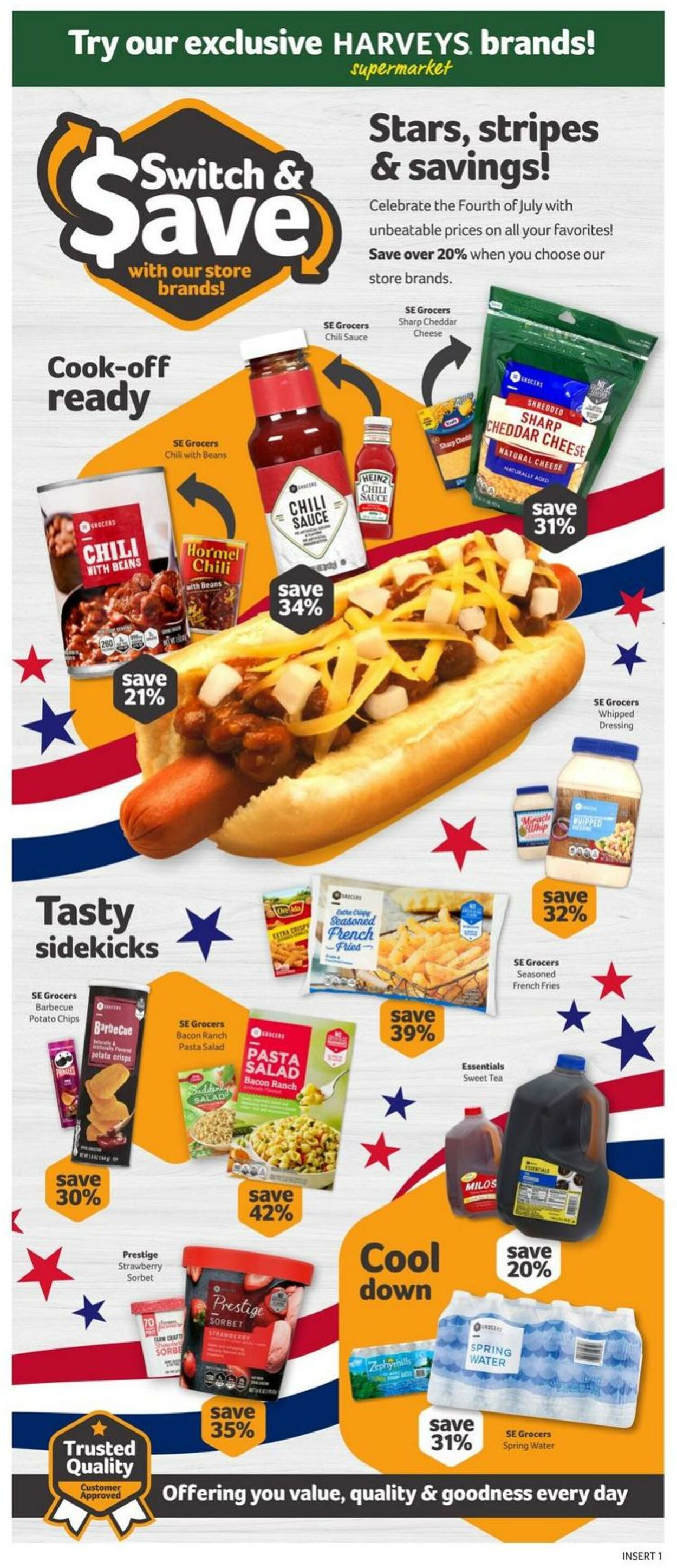 Weekly ad Harvey's Supermarkets 07/05/2024 - 07/09/2024