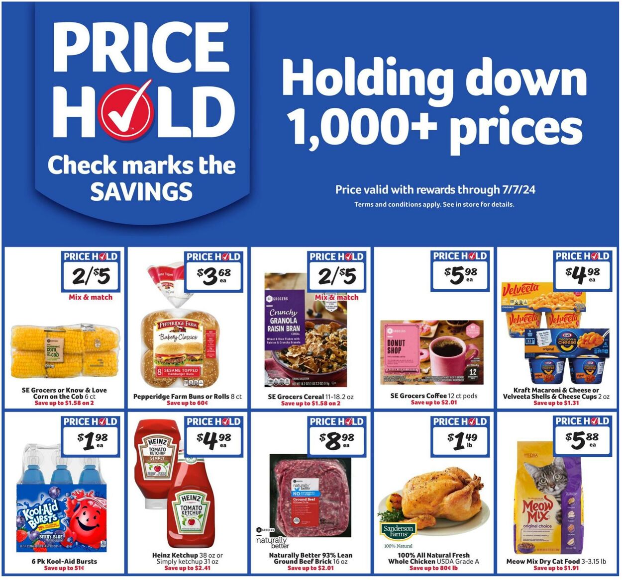 Weekly ad Harvey's Supermarkets 07/05/2024 - 07/09/2024