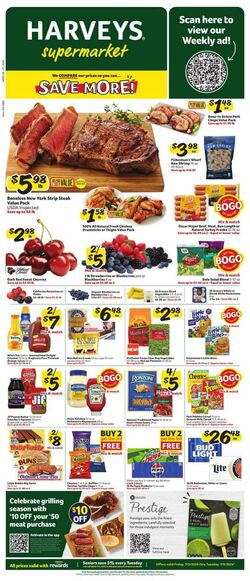 Weekly ad Harvey's Supermarkets 06/12/2024 - 06/18/2024