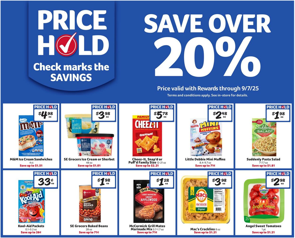 Weekly ad Harvey's Supermarkets 08/06/2025 - 08/12/2025