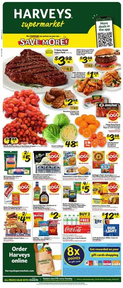 Weekly ad Harvey's Supermarkets 10/19/2022 - 10/25/2022