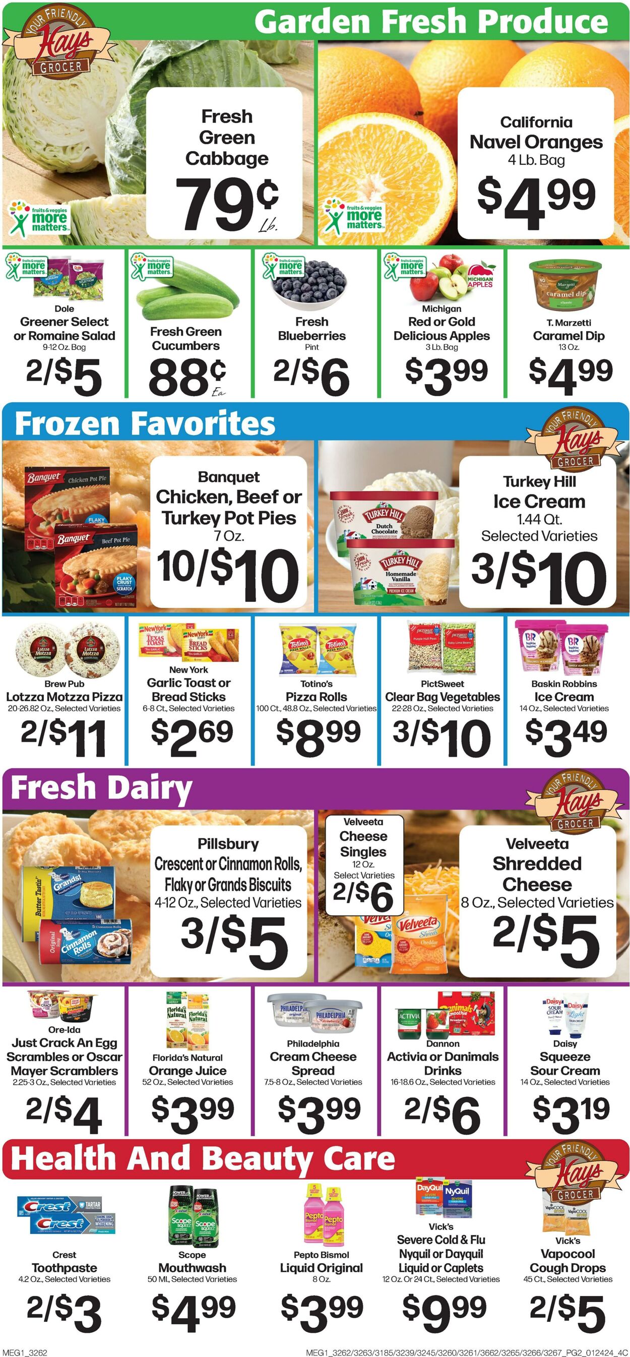 Weekly ad Hays Supermarkets 01/24/2024 - 01/30/2024