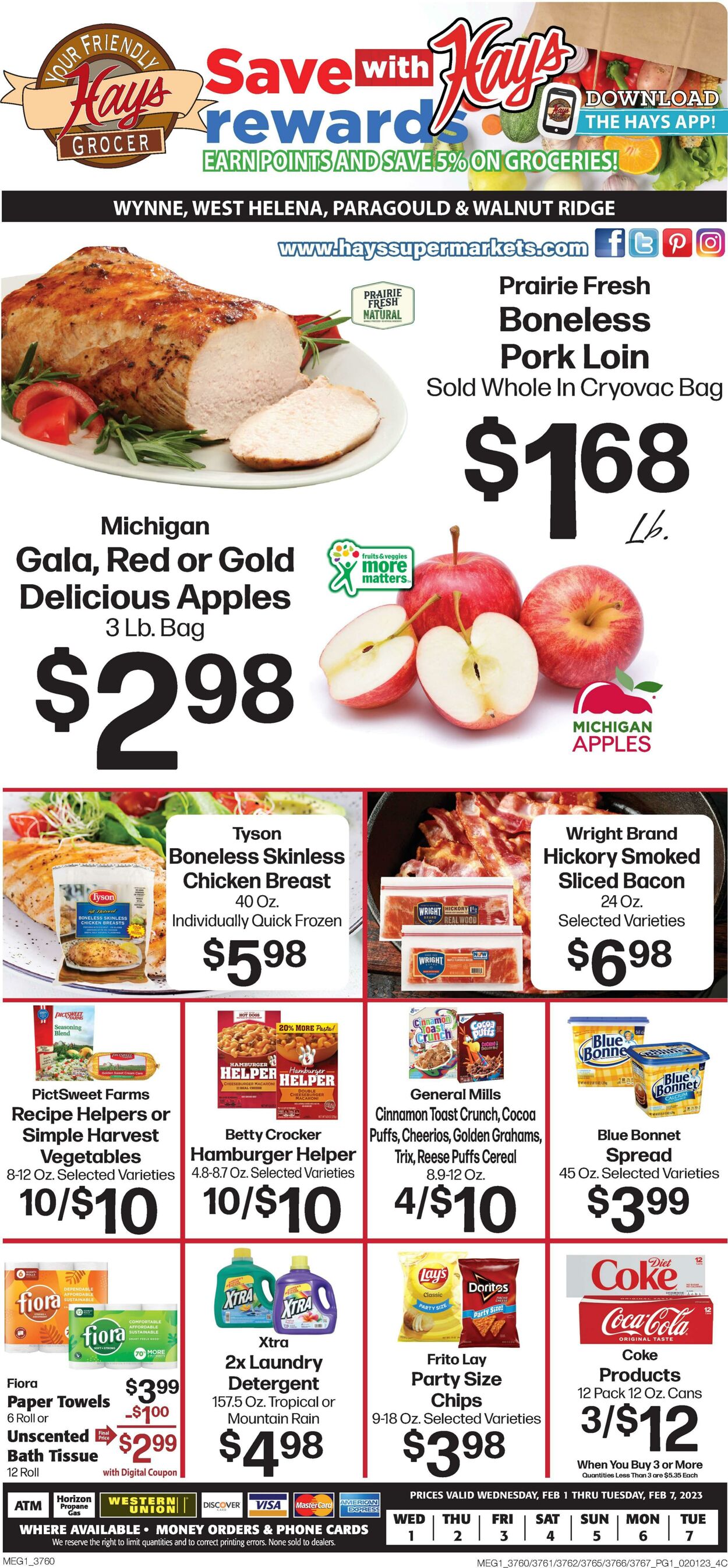 Weekly ad Hays Supermarkets 02/01/2023 - 02/07/2023