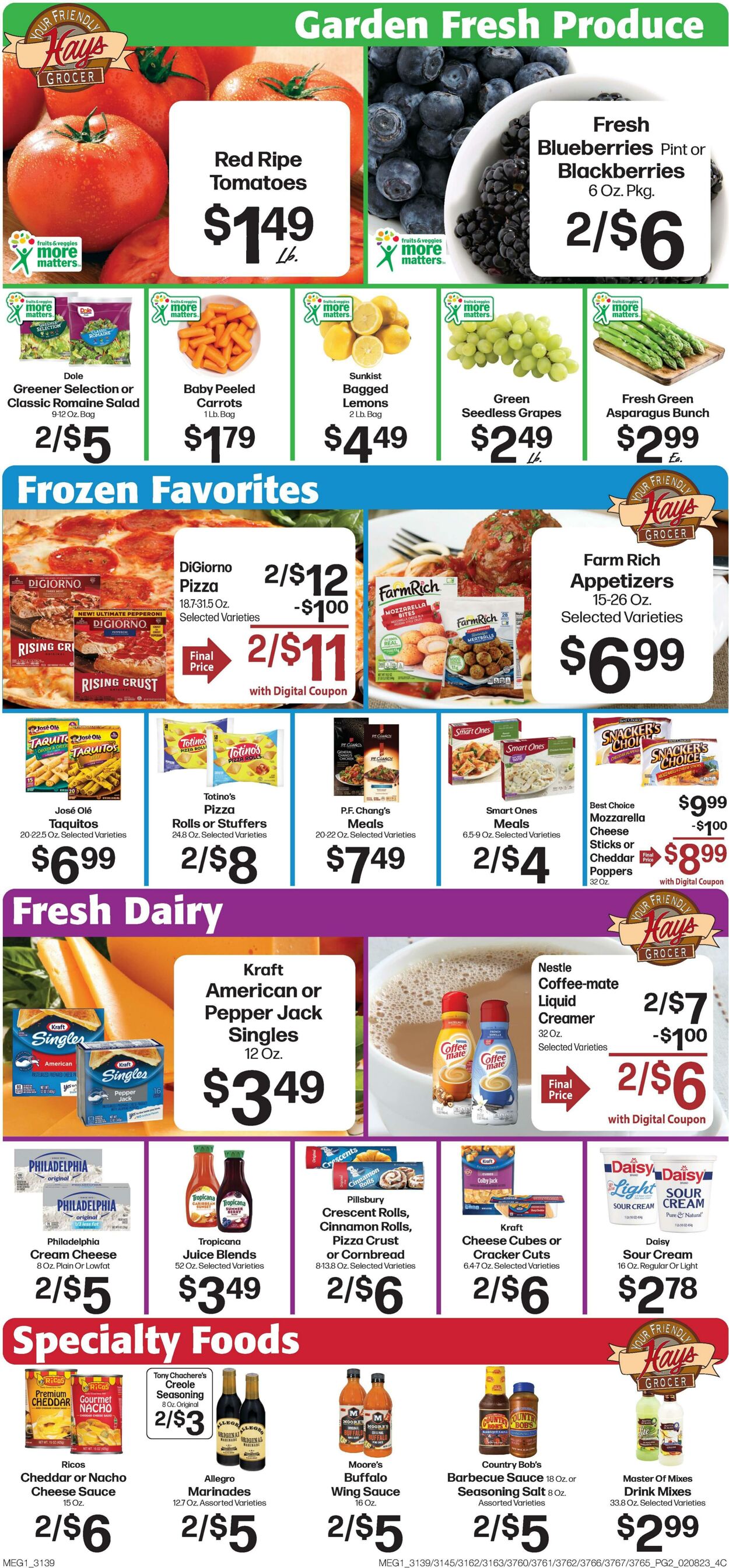 Weekly ad Hays Supermarkets 02/08/2023 - 02/14/2023
