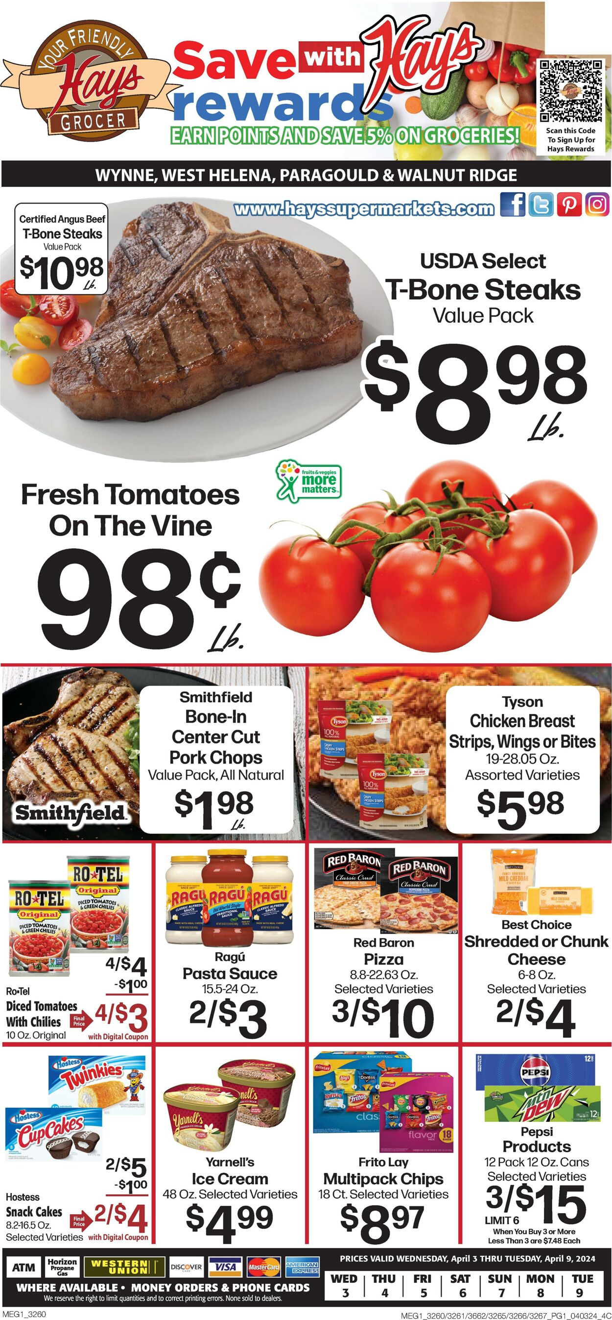 Weekly ad Hays Supermarkets 04/03/2024 - 04/09/2024