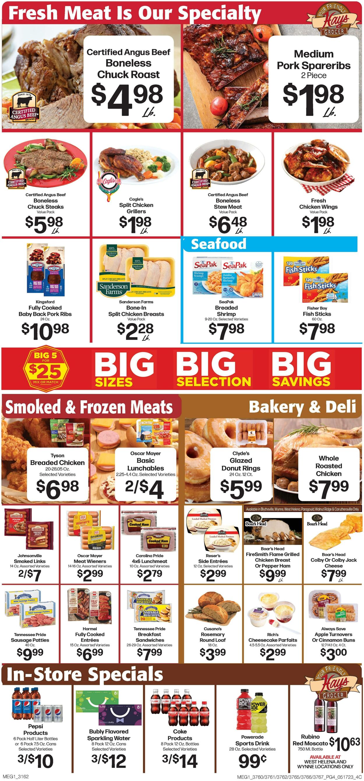 Weekly ad Hays Supermarkets 05/17/2023 - 05/23/2023