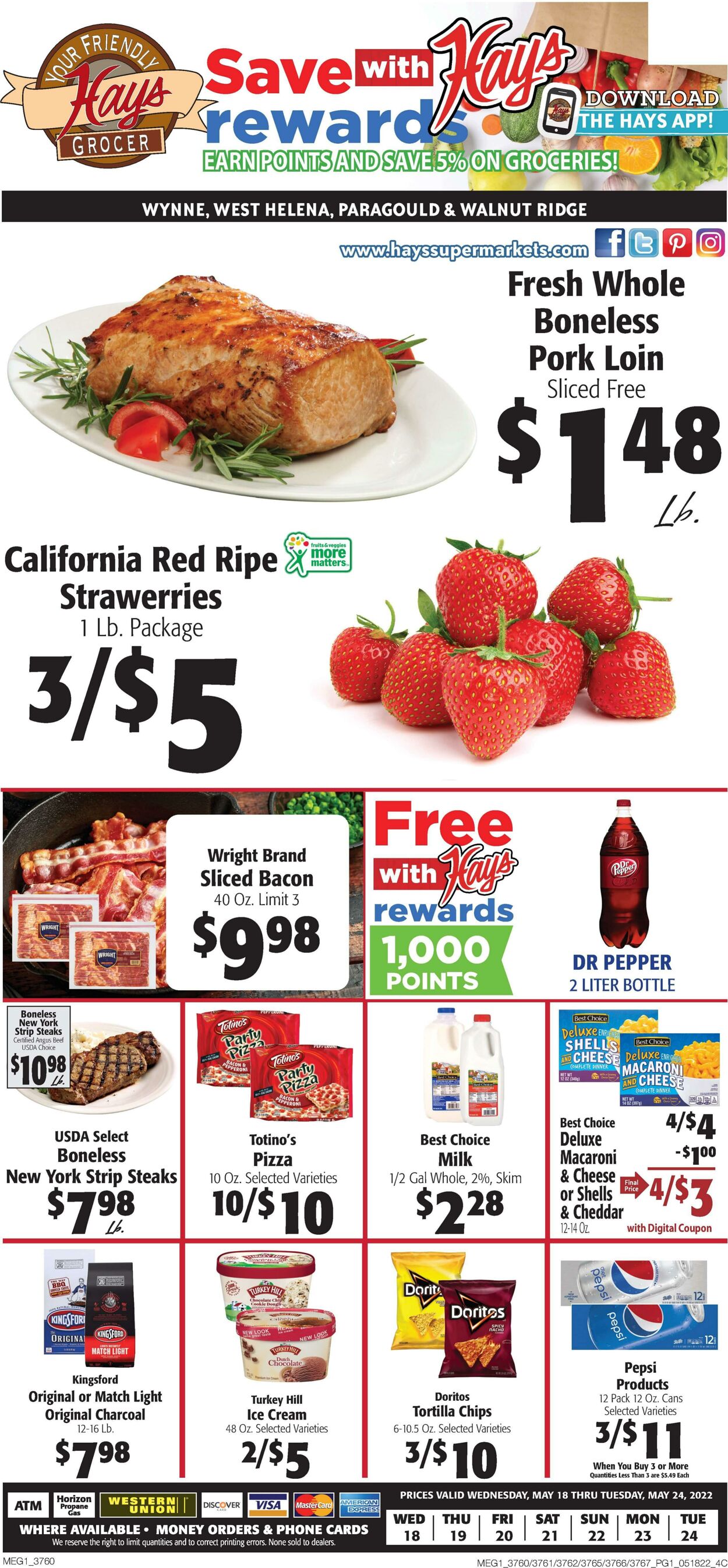 Weekly ad Hays Supermarkets 05/18/2022 - 05/24/2022