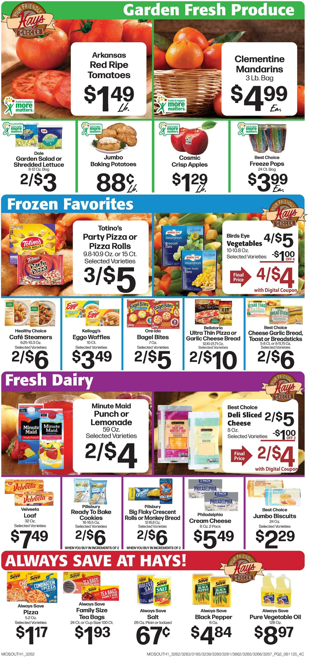 Weekly ad Hays Supermarkets 06/11/2025 - 06/17/2025