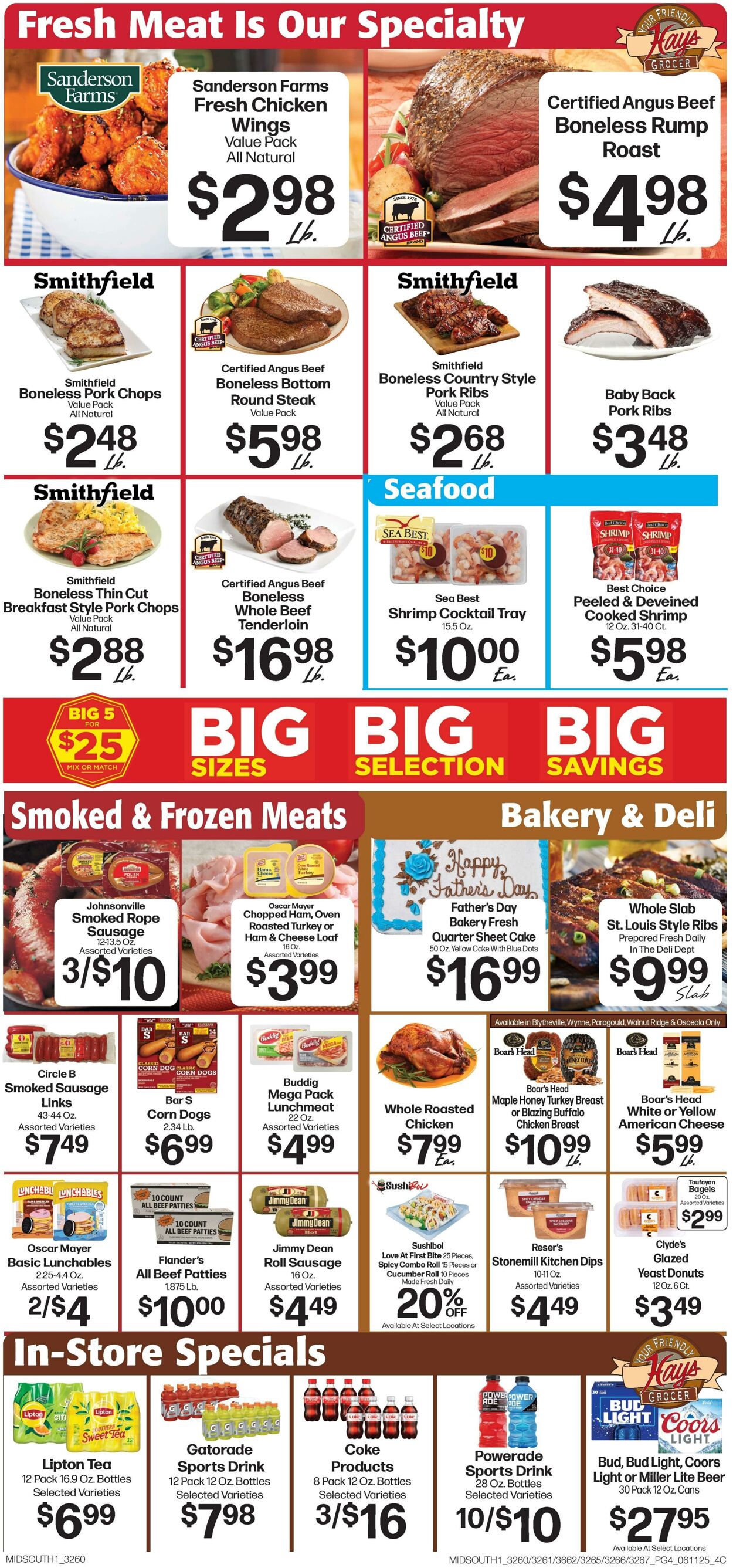 Weekly ad Hays Supermarkets 06/11/2025 - 06/17/2025