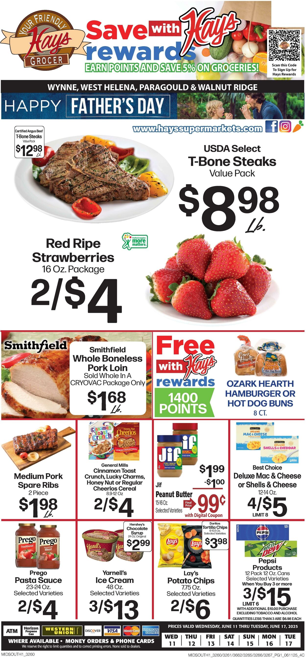 Weekly ad Hays Supermarkets 06/11/2025 - 06/17/2025