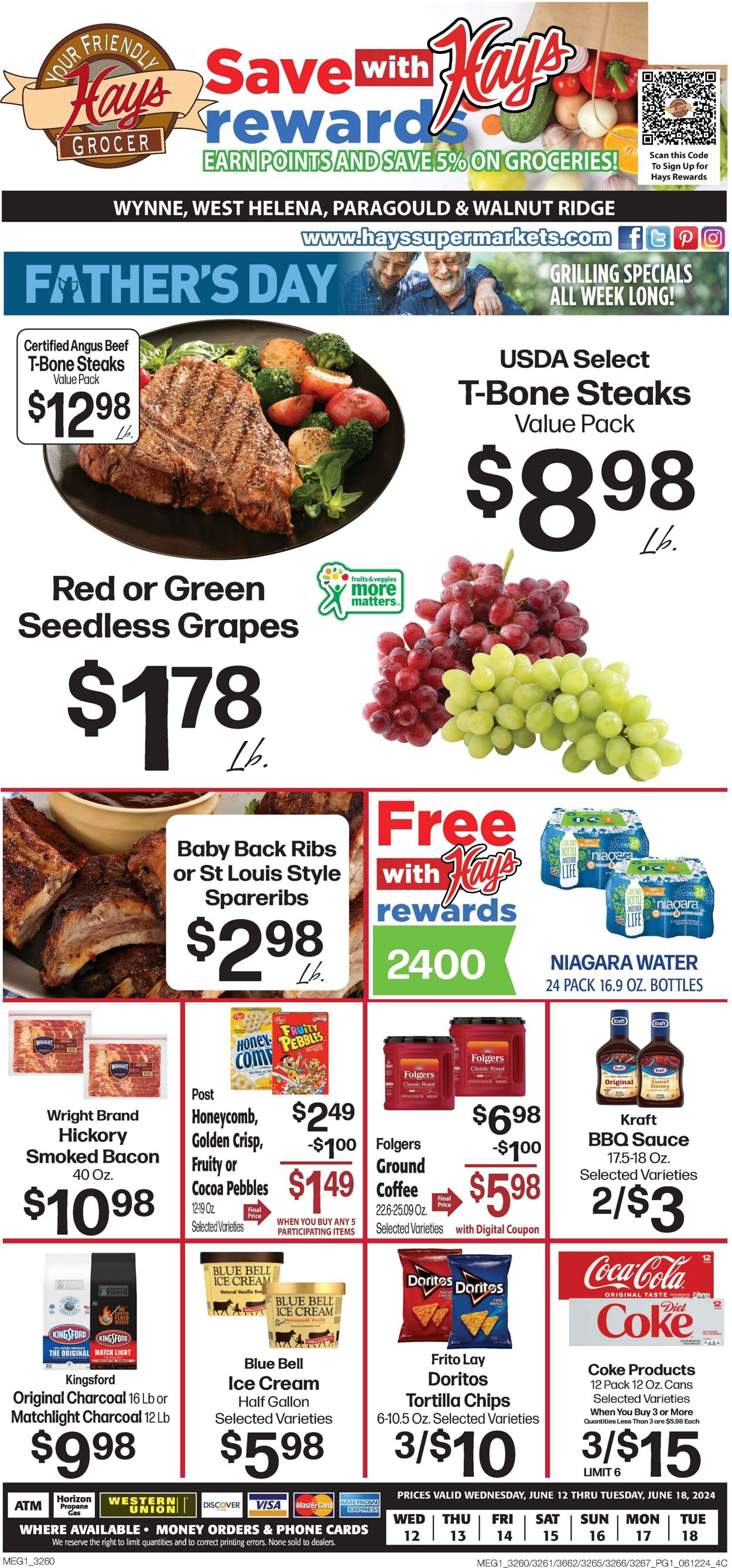 Weekly ad Hays Supermarkets 06/12/2024 - 06/18/2024