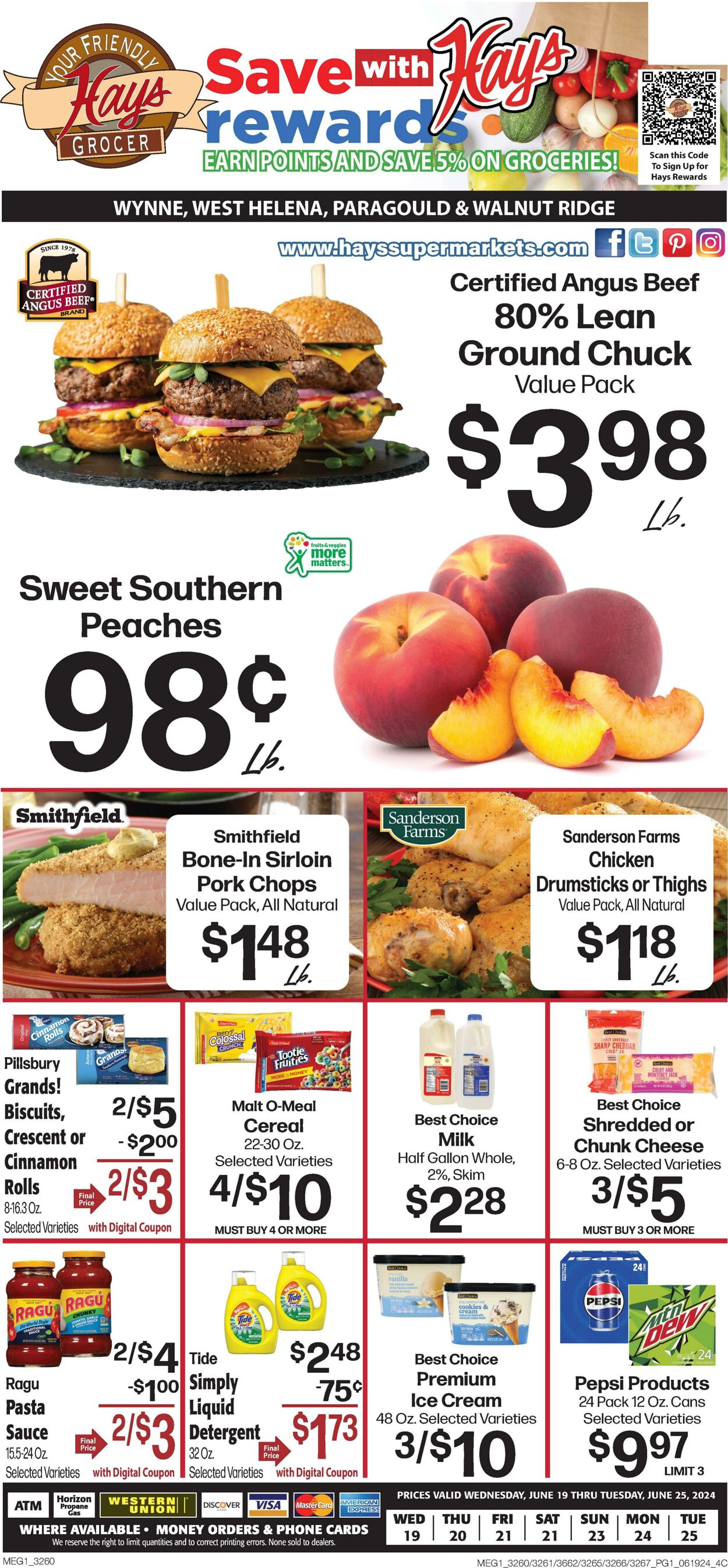 Weekly ad Hays Supermarkets 06/19/2024 - 06/25/2024