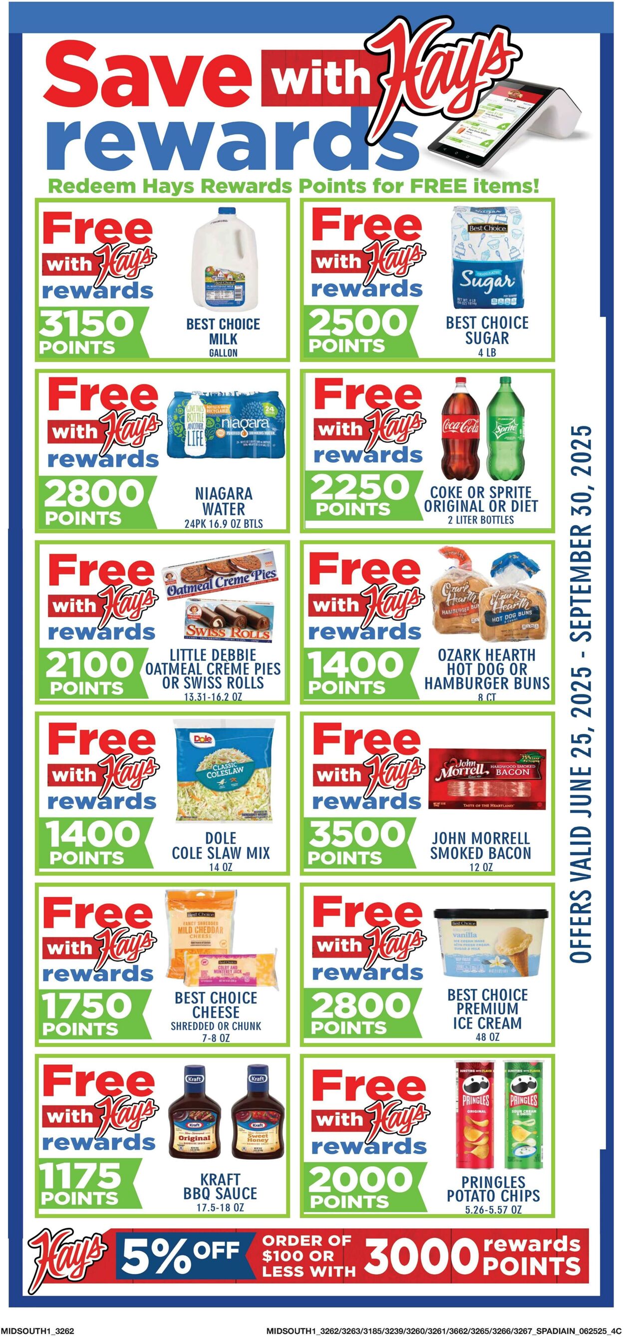 Weekly ad Hays Supermarkets 06/25/2025 - 07/01/2025