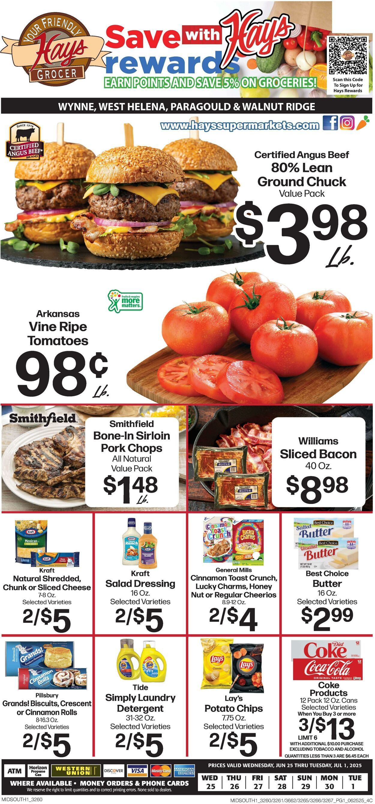 Weekly ad Hays Supermarkets 06/25/2025 - 07/01/2025