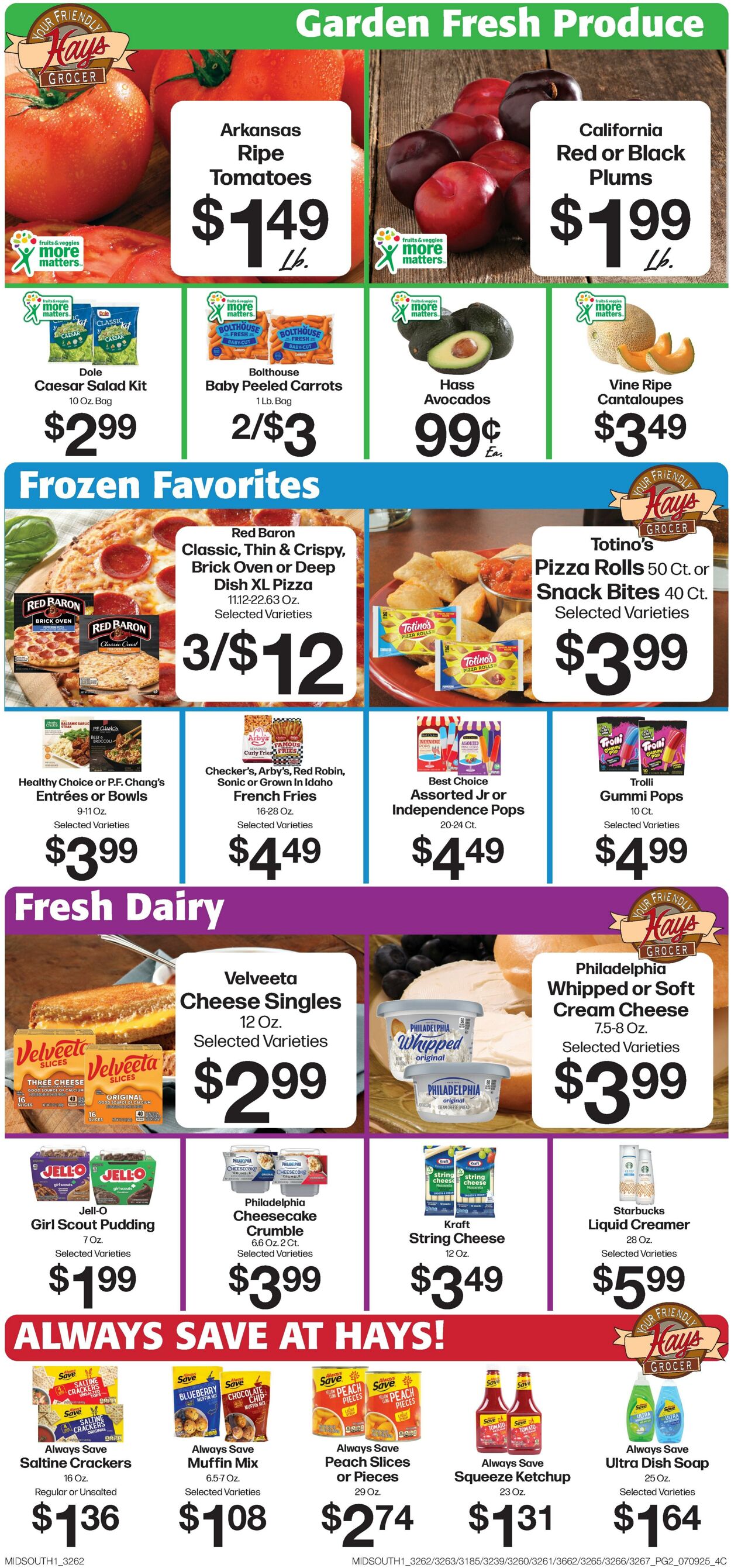 Weekly ad Hays Supermarkets 07/09/2025 - 07/15/2025