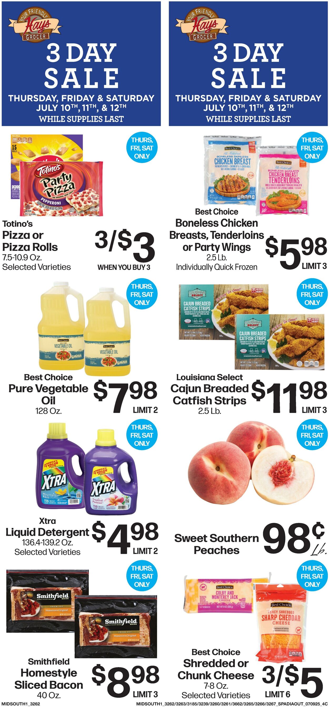 Weekly ad Hays Supermarkets 07/09/2025 - 07/15/2025