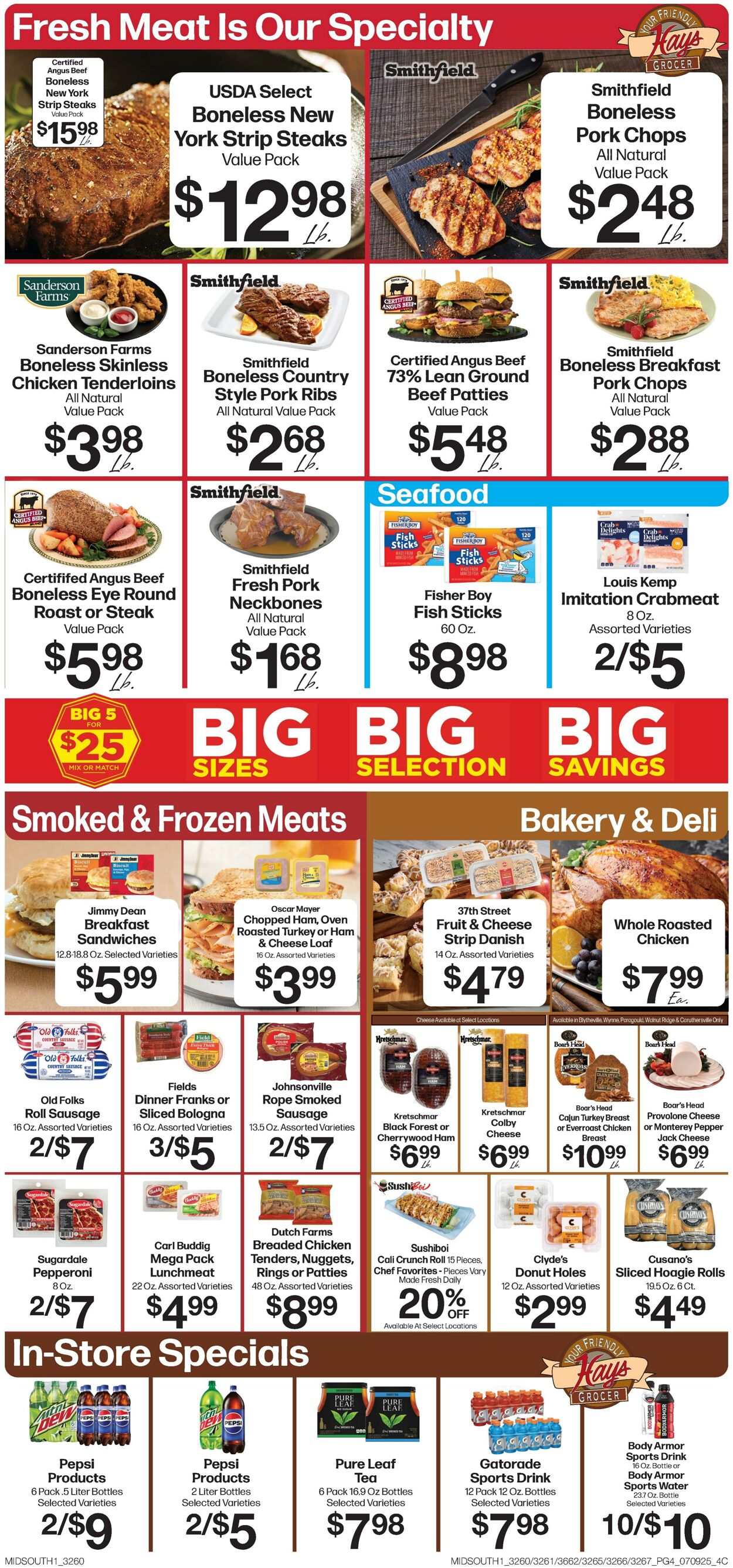 Weekly ad Hays Supermarkets 07/09/2025 - 07/15/2025