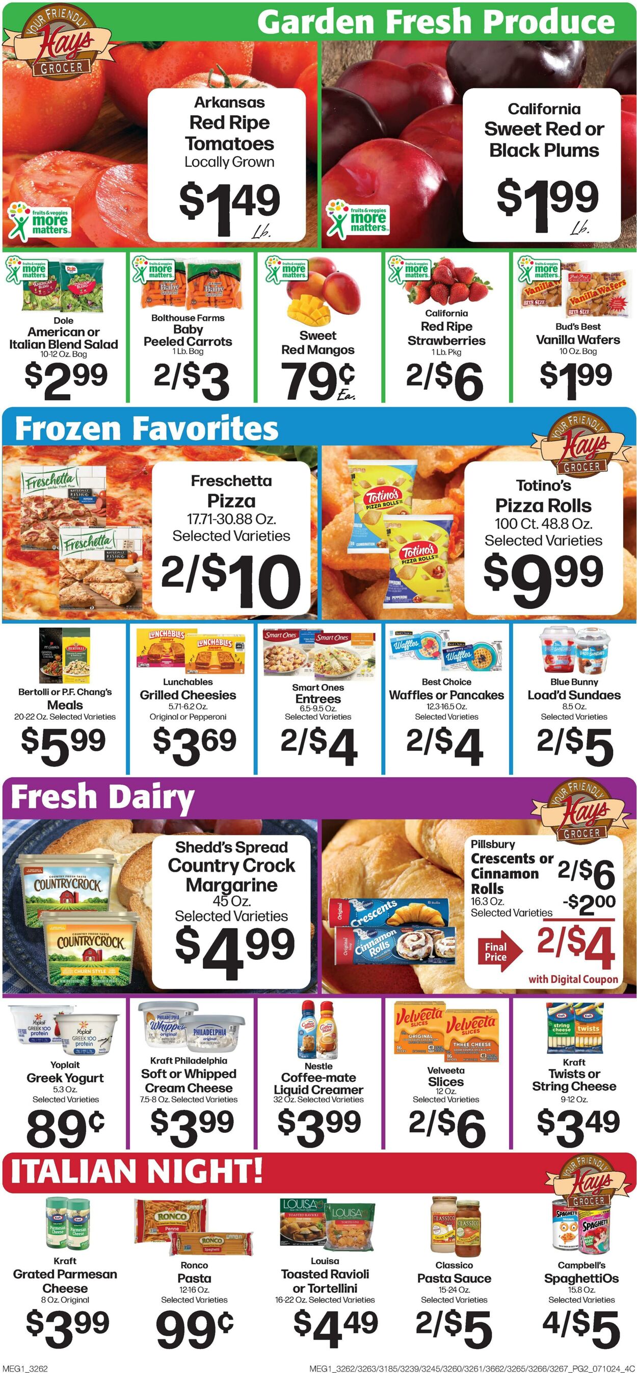 Weekly ad Hays Supermarkets 07/10/2024 - 07/16/2024